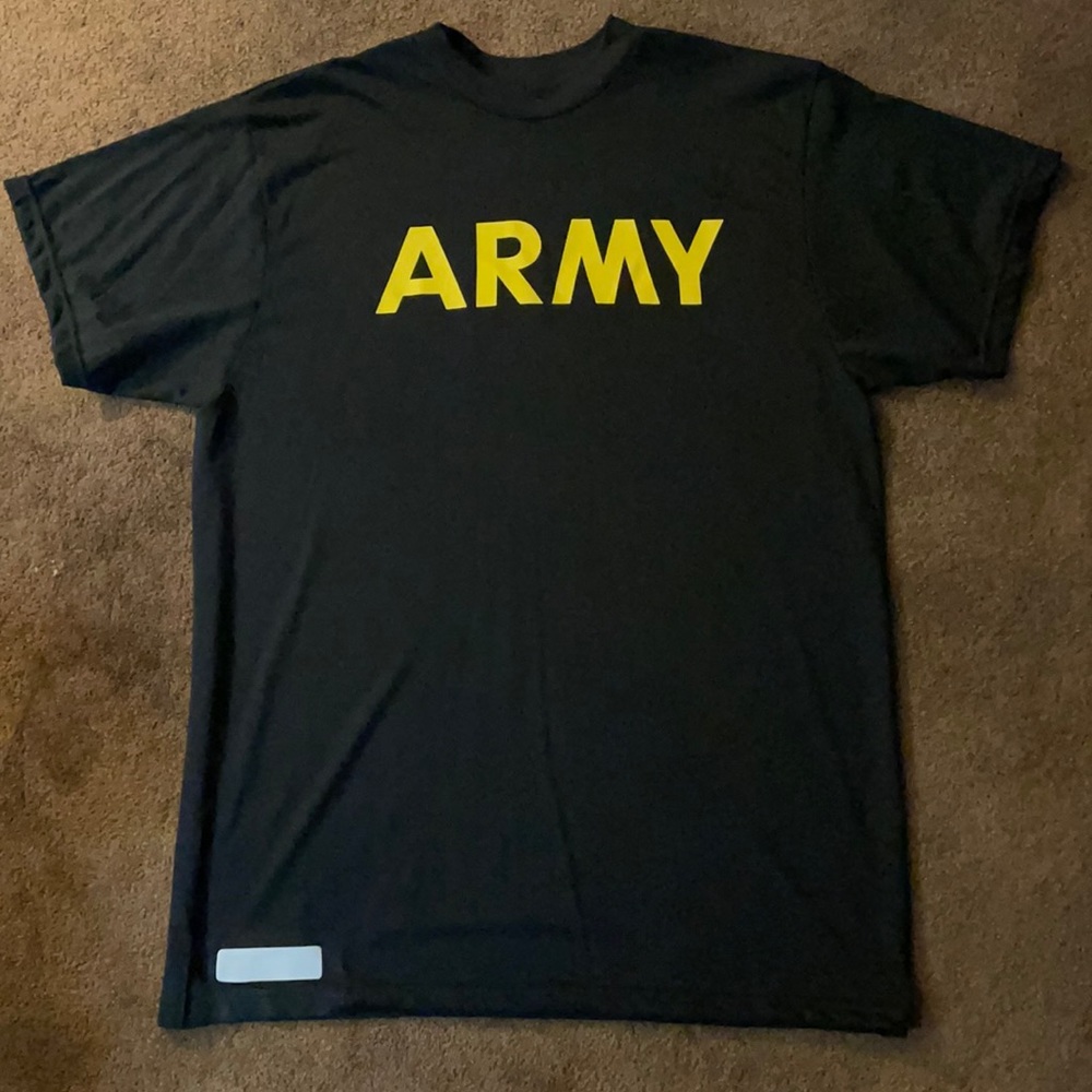 Unisex Army 100% polyester s/s TeeShirt